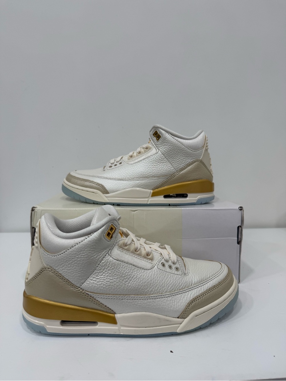 Nike Air Jordan 3 Retro Champagne & Oysters Sneaker Shoe IB2255 100 Woman 8.5